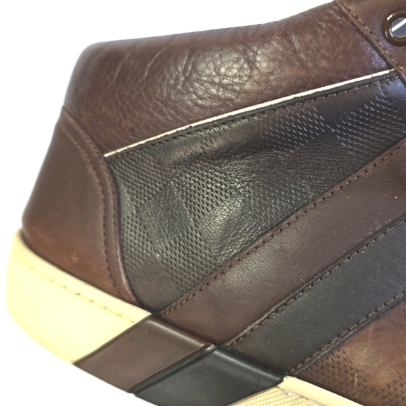Louis Vuitton Mens Size 11 High Top Brown Sneaker - Picture 10 of 14